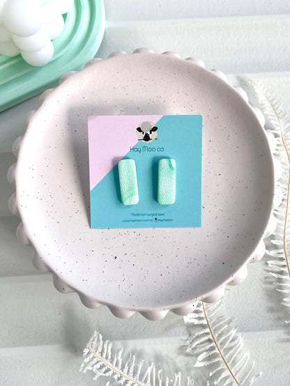 'Greens' Rectangle Stud