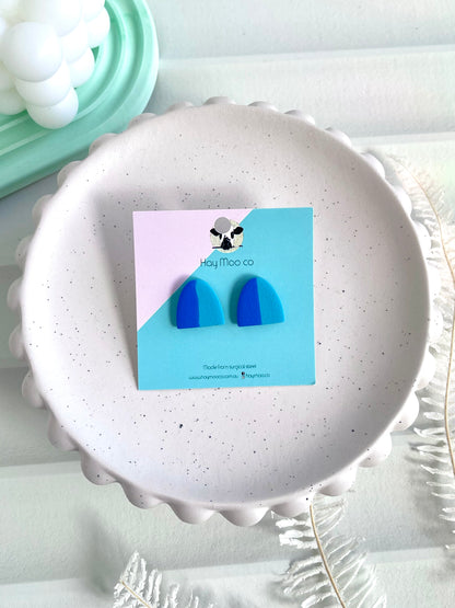 'Blue Stripe' Arch Stud