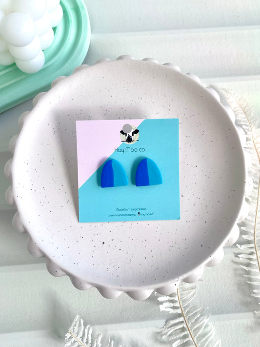 'Blue Stripe' Arch Stud