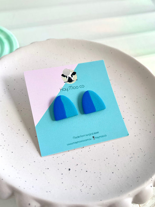 'Blue Stripe' Arch Stud