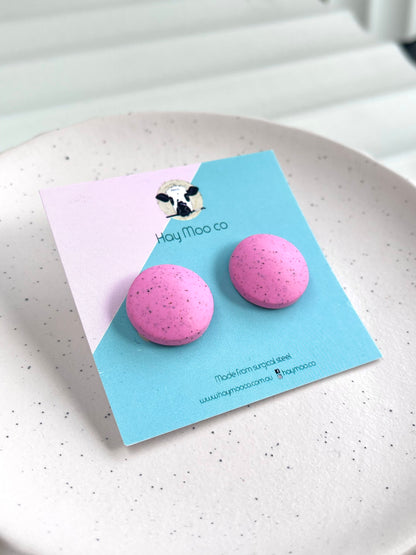*CLIP ON* Puffy Circle Stud