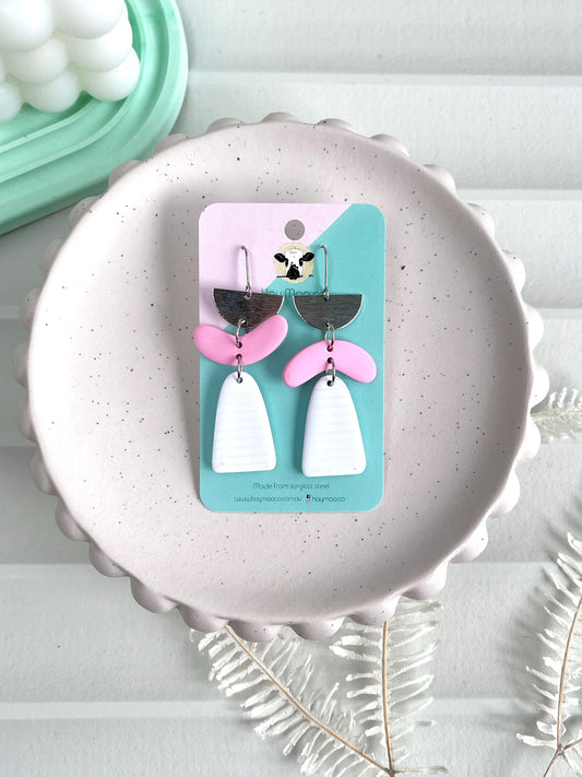 'Pastels' Long Arch Dangle
