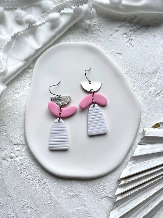 'Pastels' Long Arch Dangle