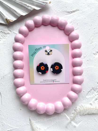 'Starlit Love' Circle Stud
