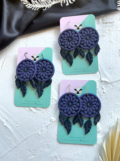'Witchy' Purple Dreamcatcher Dangle