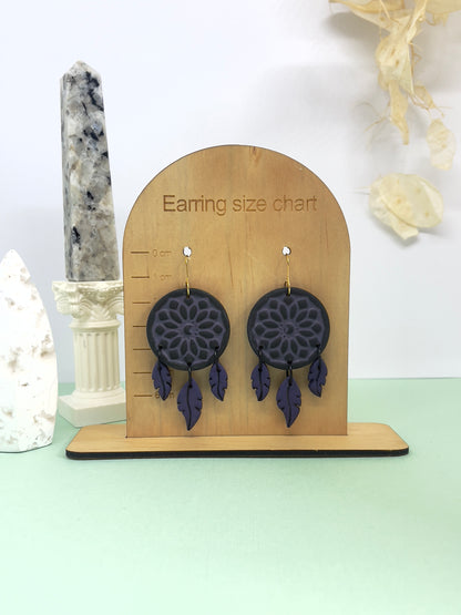 'Witchy' Black Dreamcatcher Dangle