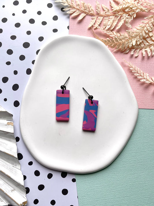 'Cotton Candy' Rectangle Dangle