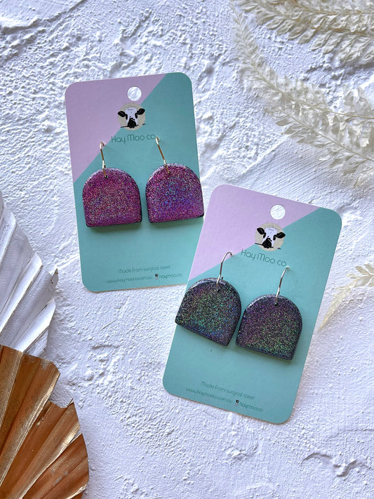 'Glitter' Arch Dangles