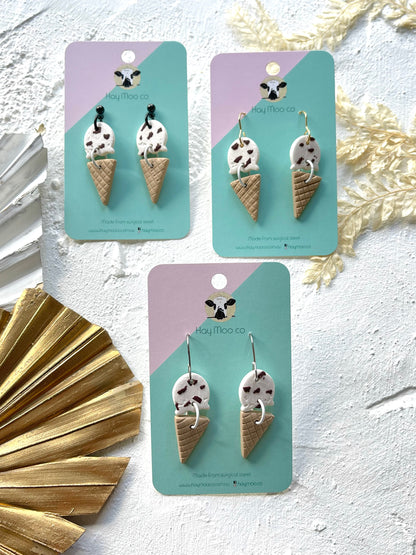 'Vanilla Choc Chip Ice Cream' Dangles