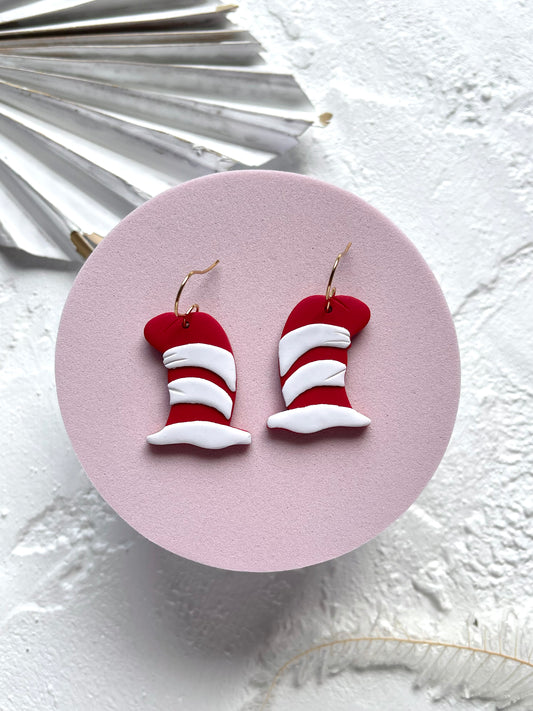 'Striped Hat' Dangle