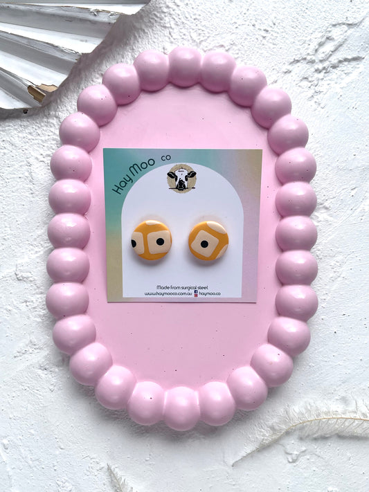 'Honey Pop' Circle Stud