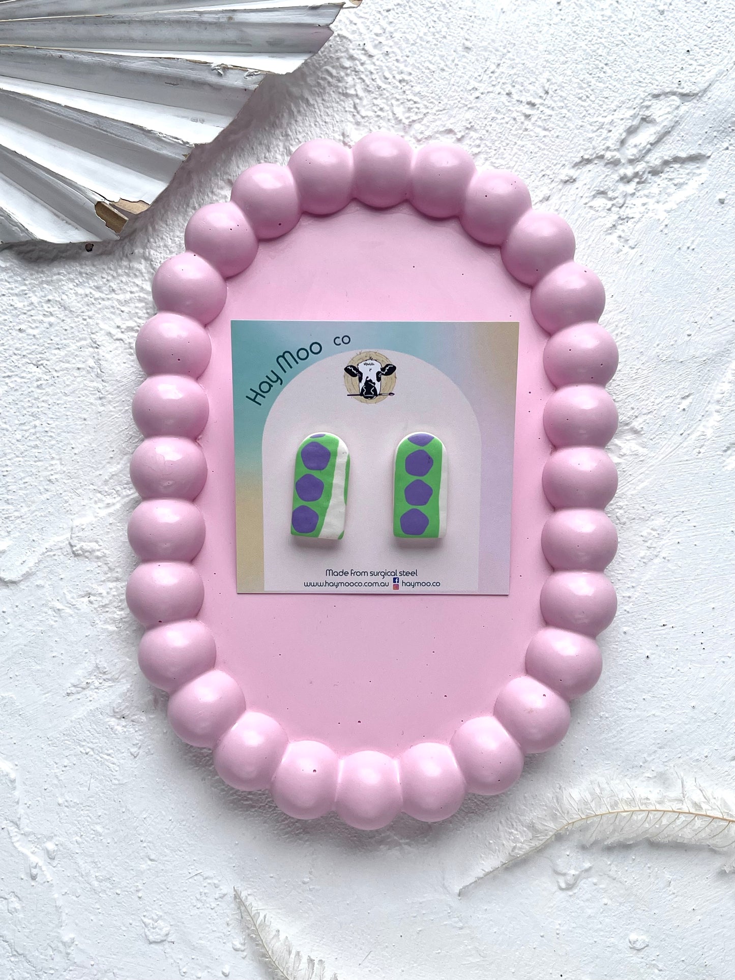 'Violet Bloom' Arch Stud