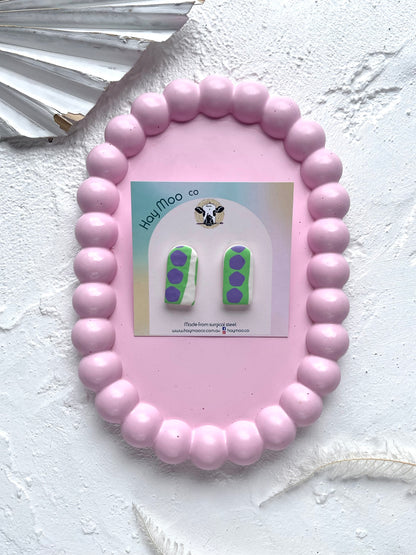 'Violet Bloom' Arch Stud