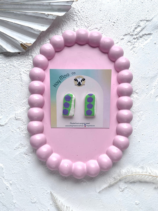 'Violet Bloom' Arch Stud