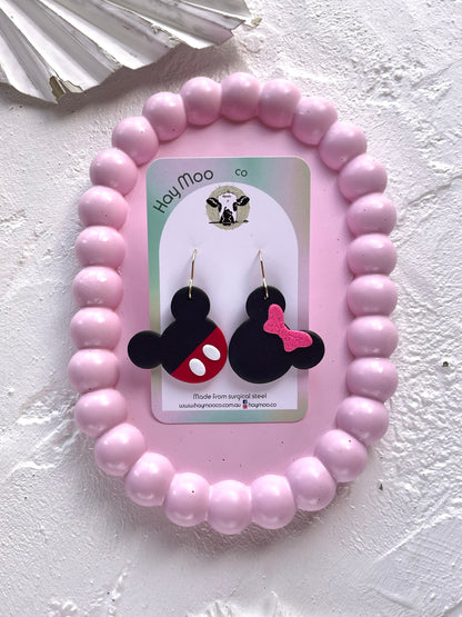 'Mickey & Minnie' Dangle