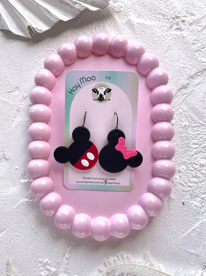 'Mickey & Minnie' Dangle