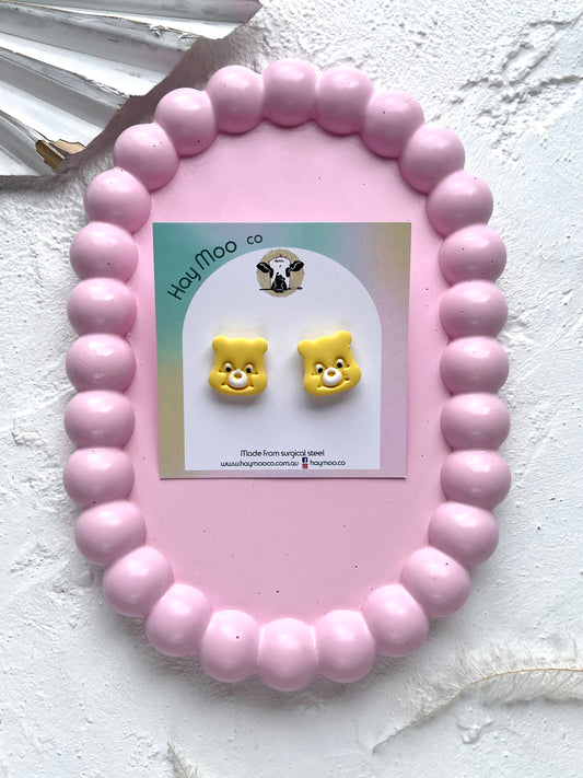 'Carebear' Yellow Stud