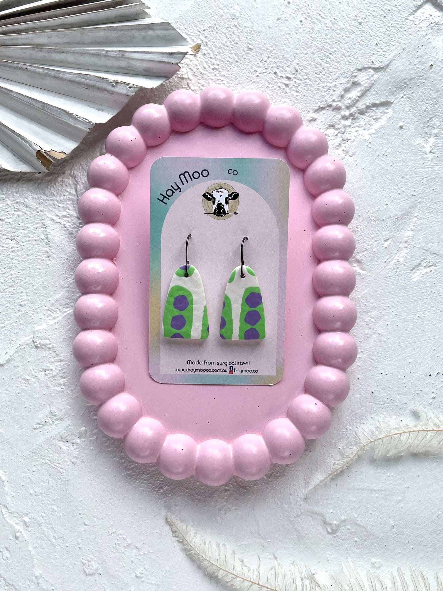 'Violet Bloom' Arch Dangle