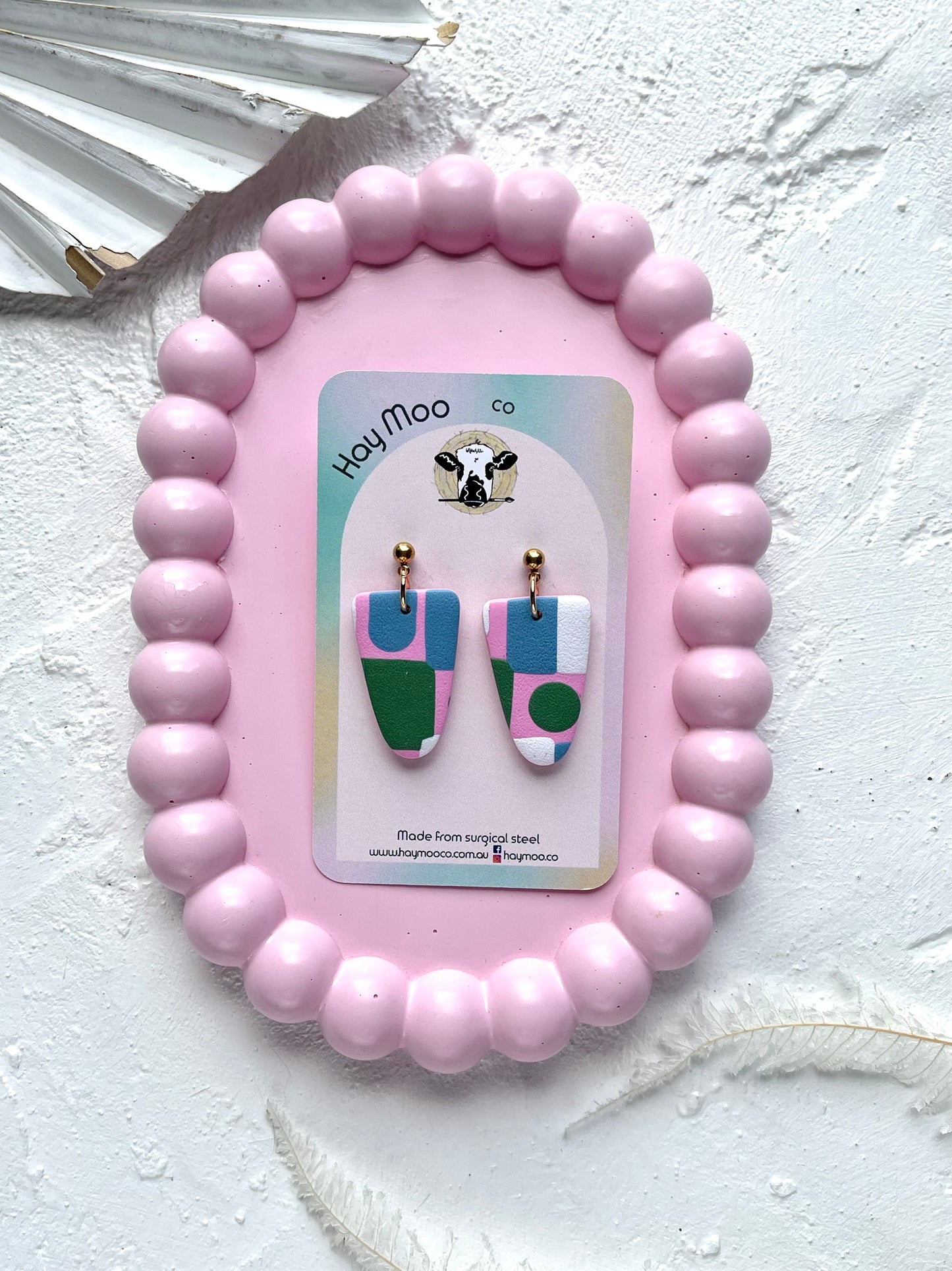 'Pastel Patch' Arch Dangle