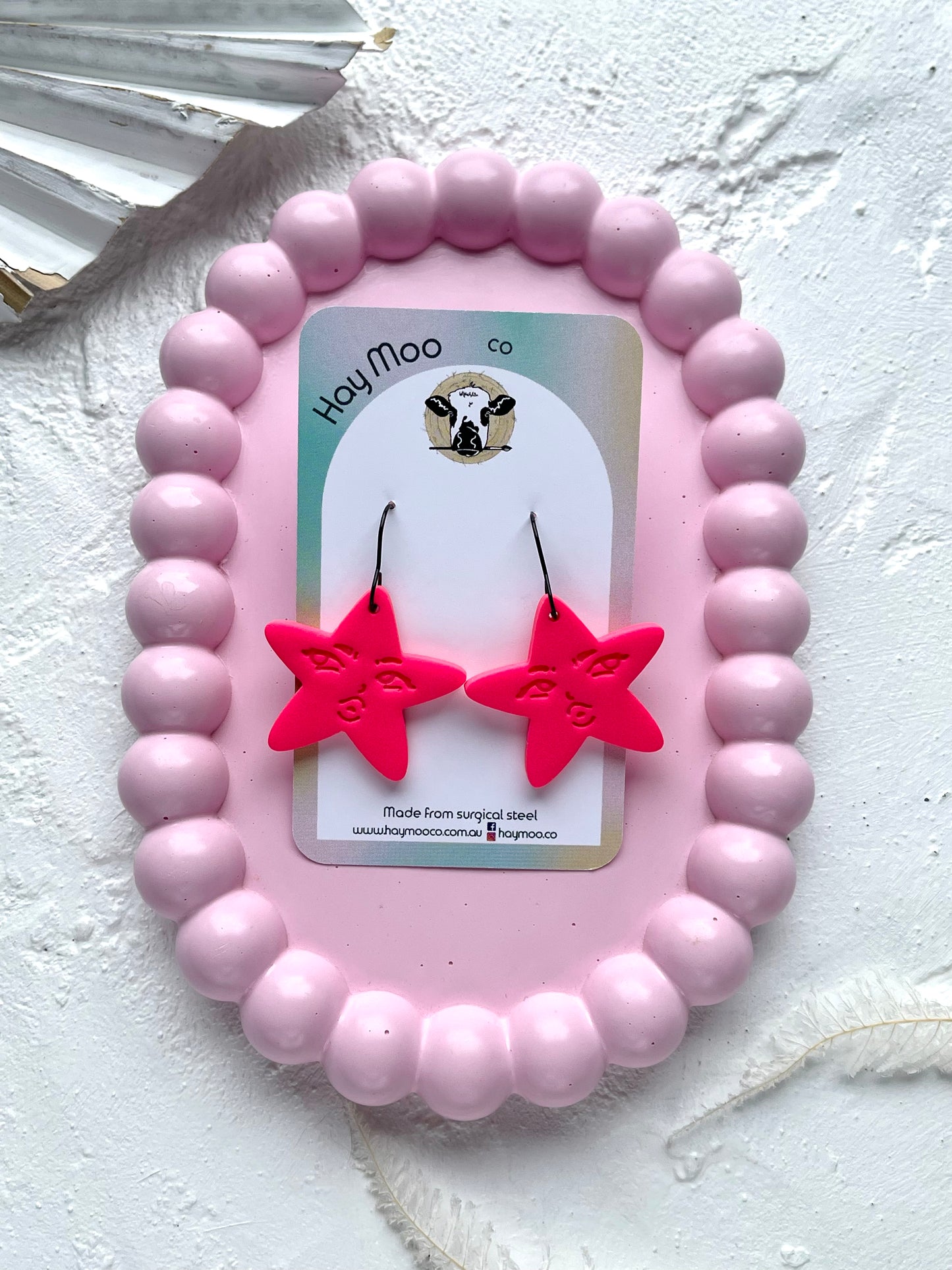 'Neon Star' Face Dangle