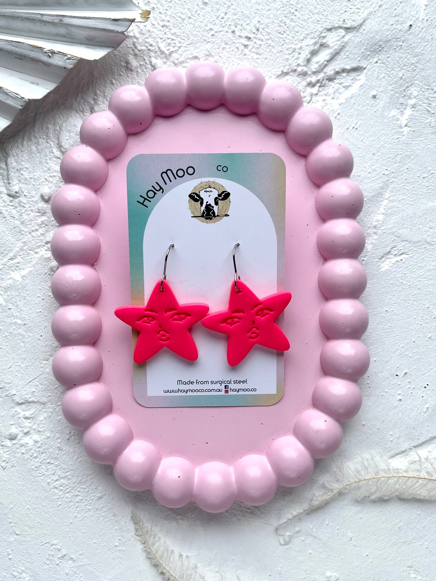 'Neon Star' Face Dangle