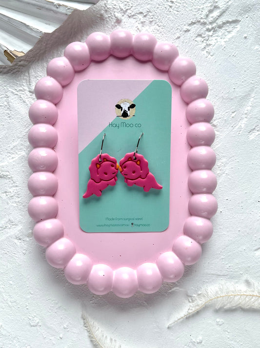 'Pink Dino' Dangle