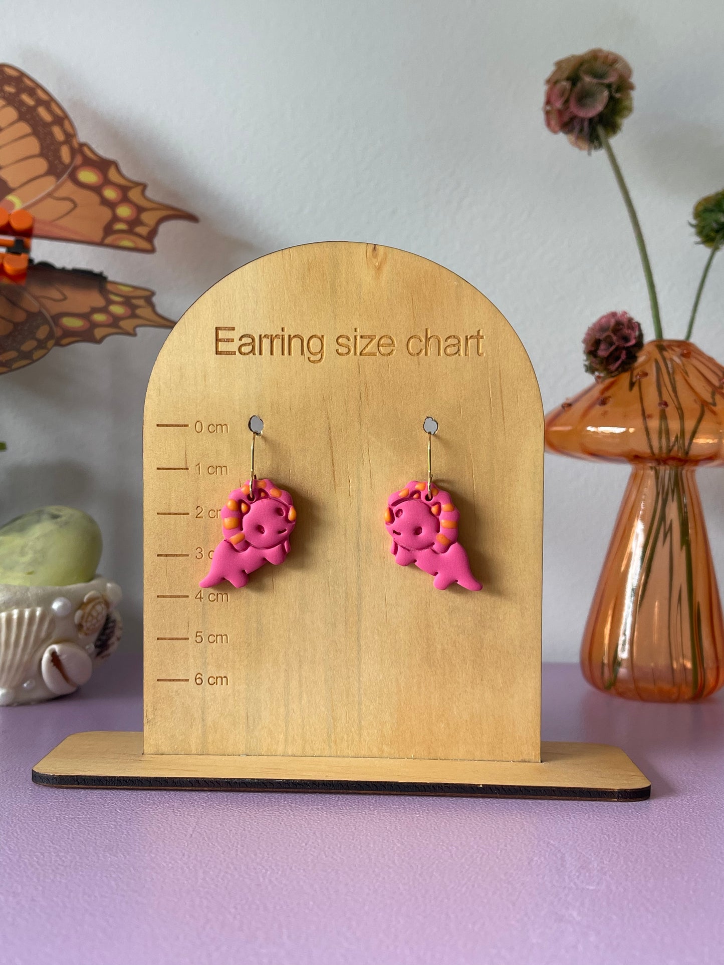 'Pink Dino' Dangle