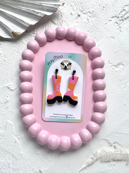 'Peach Glow' Boot Dangle