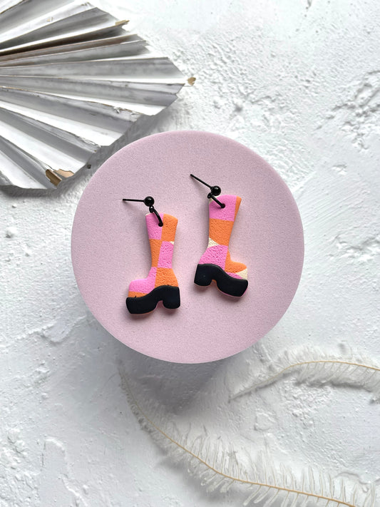 'Peach Glow' Boot Dangle