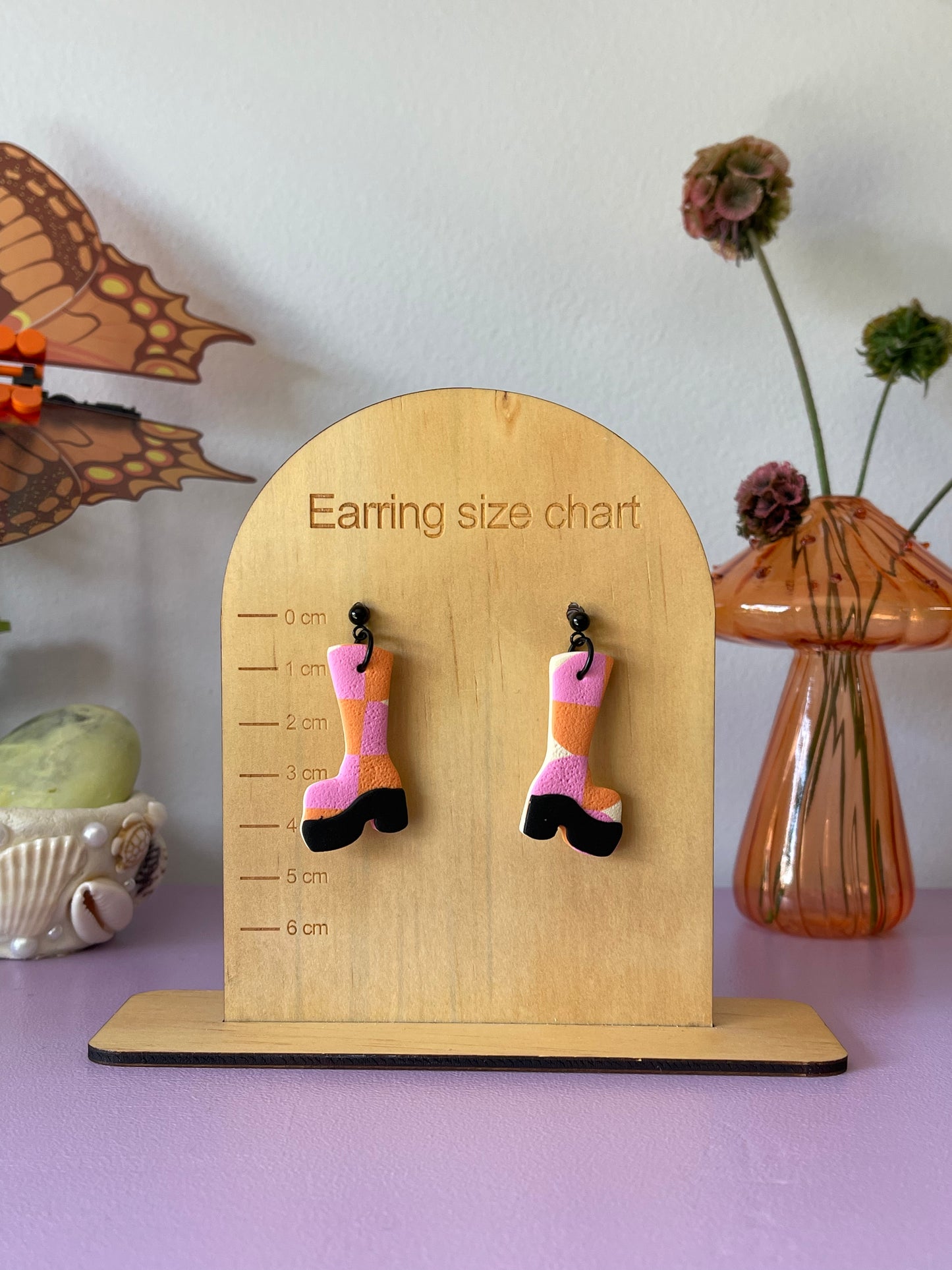 'Peach Glow' Boot Dangle