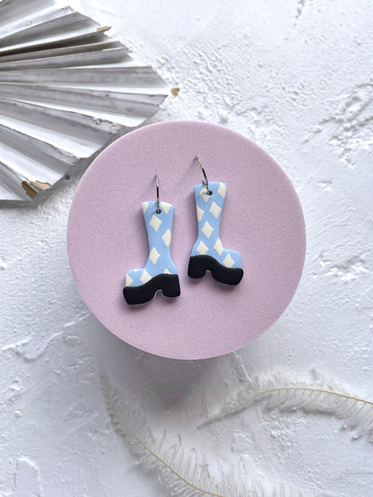 'Milk Sky' Boot Dangle