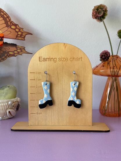 'Milk Sky' Boot Dangle