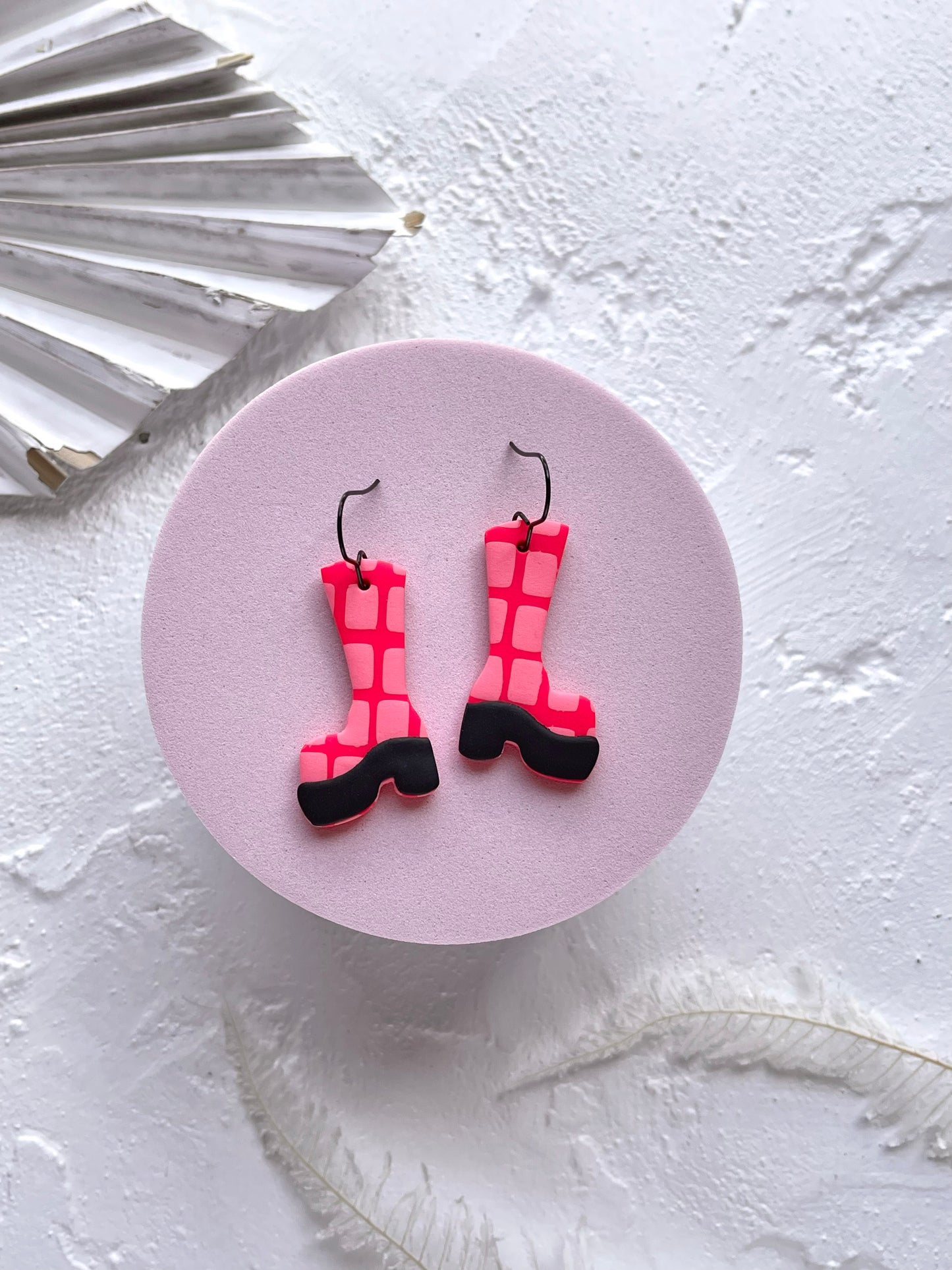'Pixel Pink' Boot Dangle