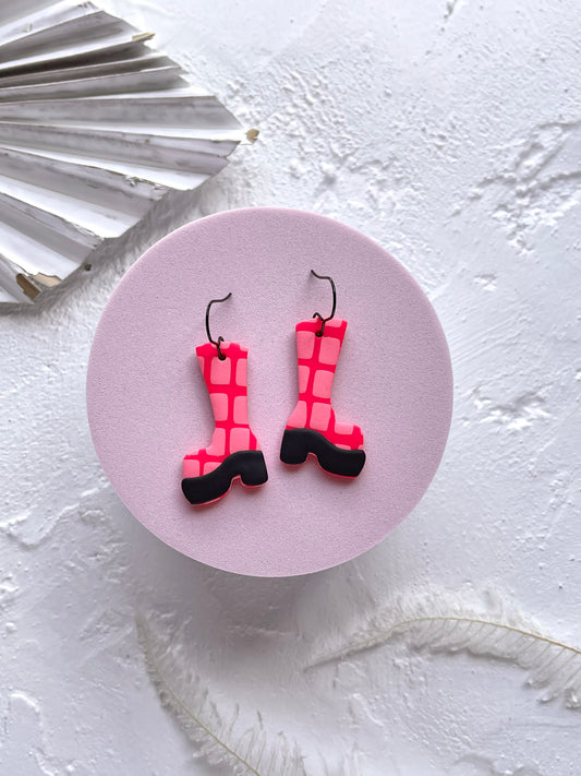 'Pixel Pink' Boot Dangle