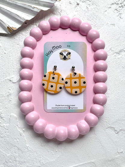 'Honey Pop' Circle Dangle