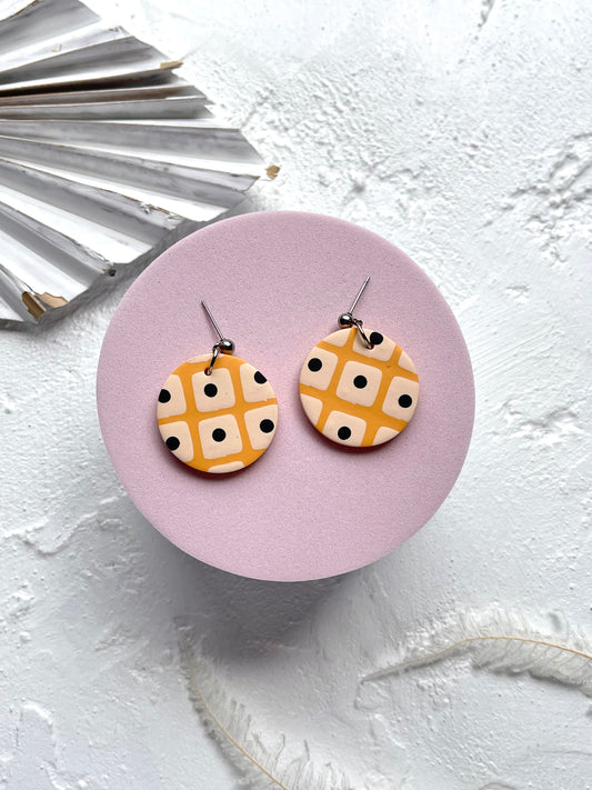 'Honey Pop' Circle Dangle