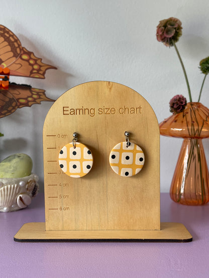 'Honey Pop' Circle Dangle