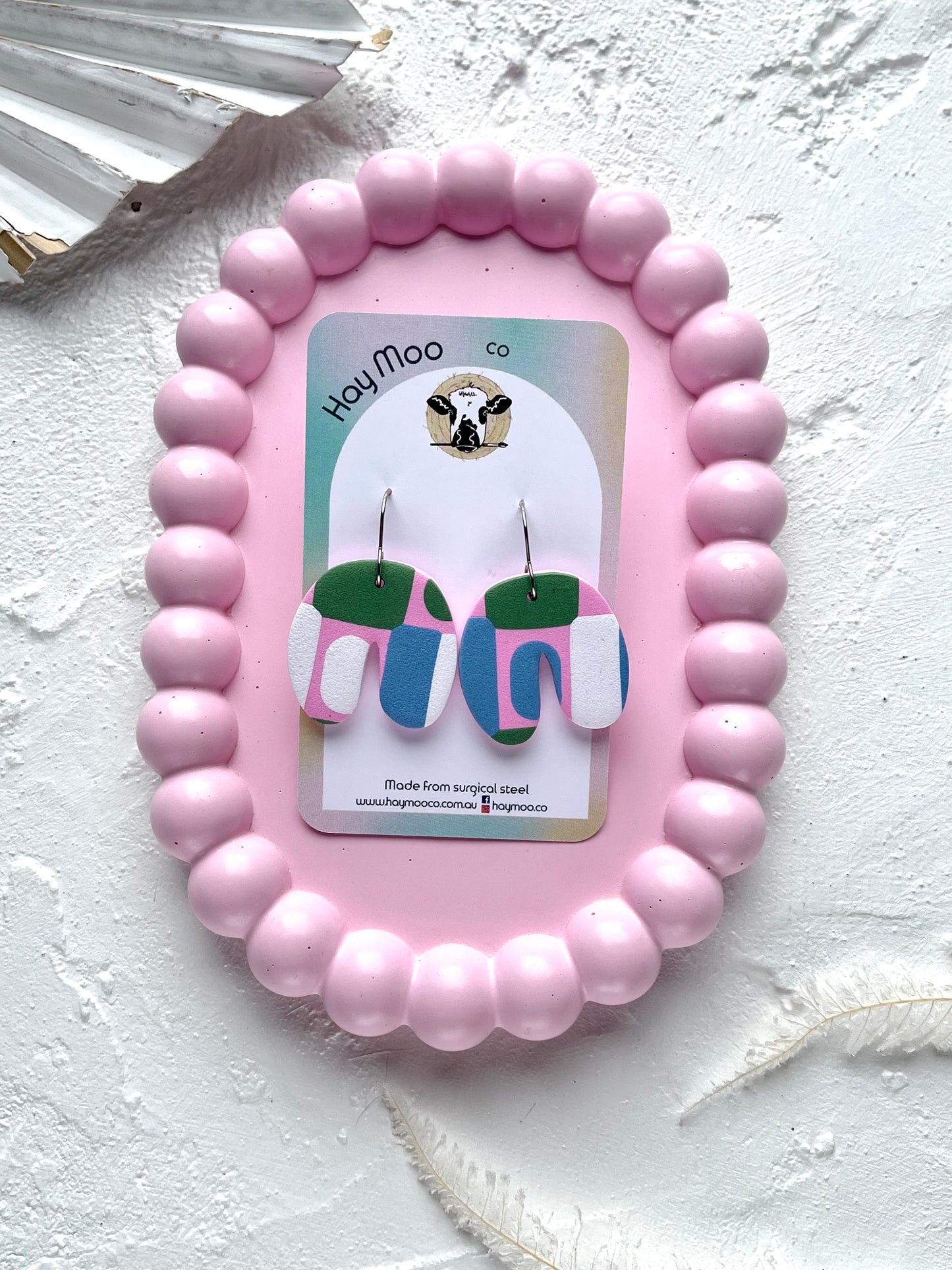 'Pastel Patch' Wide Arch Dangle