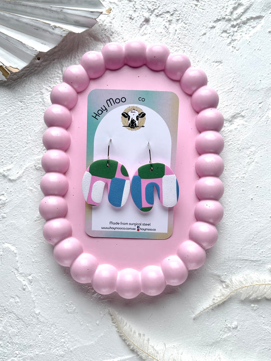'Pastel Patch' Wide Arch Dangle