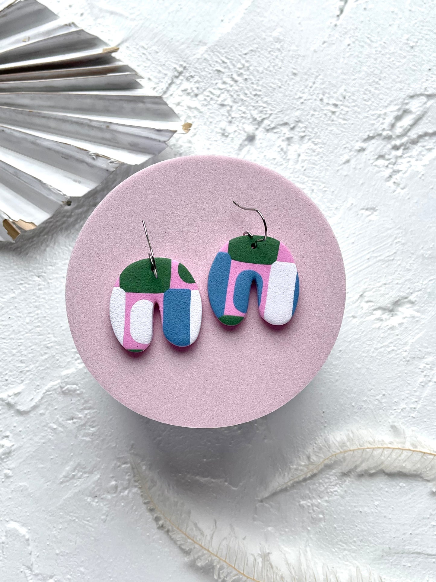 'Pastel Patch' Wide Arch Dangle