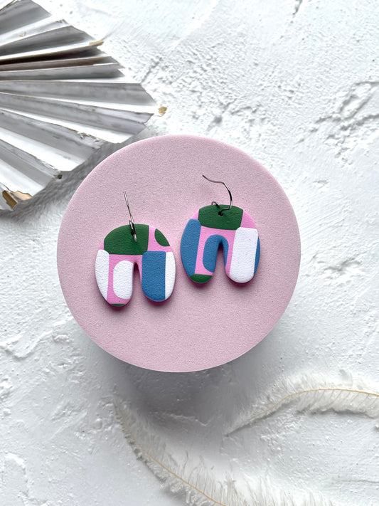 'Pastel Patch' Wide Arch Dangle