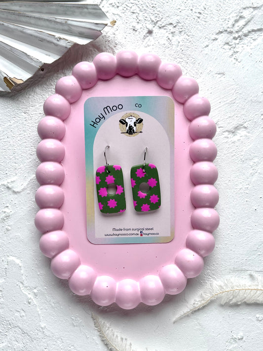 'Star Fern' Rectangle Dangle