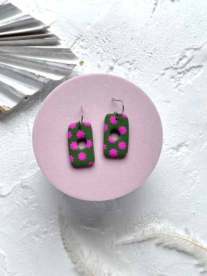 'Star Fern' Rectangle Dangle