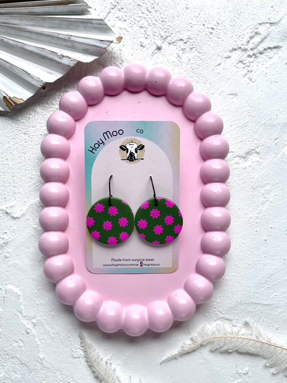 'Star Fern' Circle Dangle