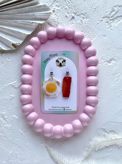 'Bacon & Egg' Dangle