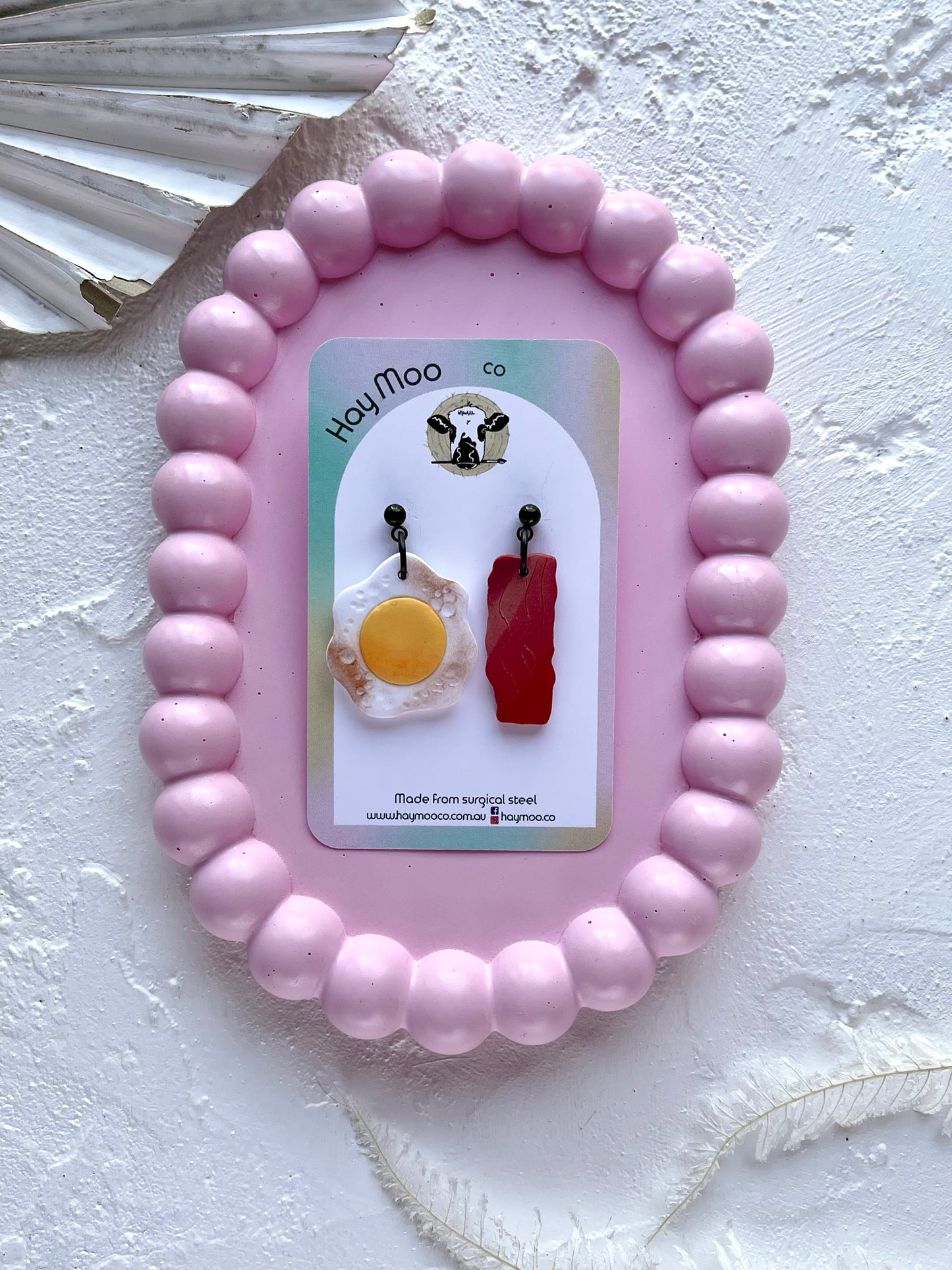 'Bacon & Egg' Dangle