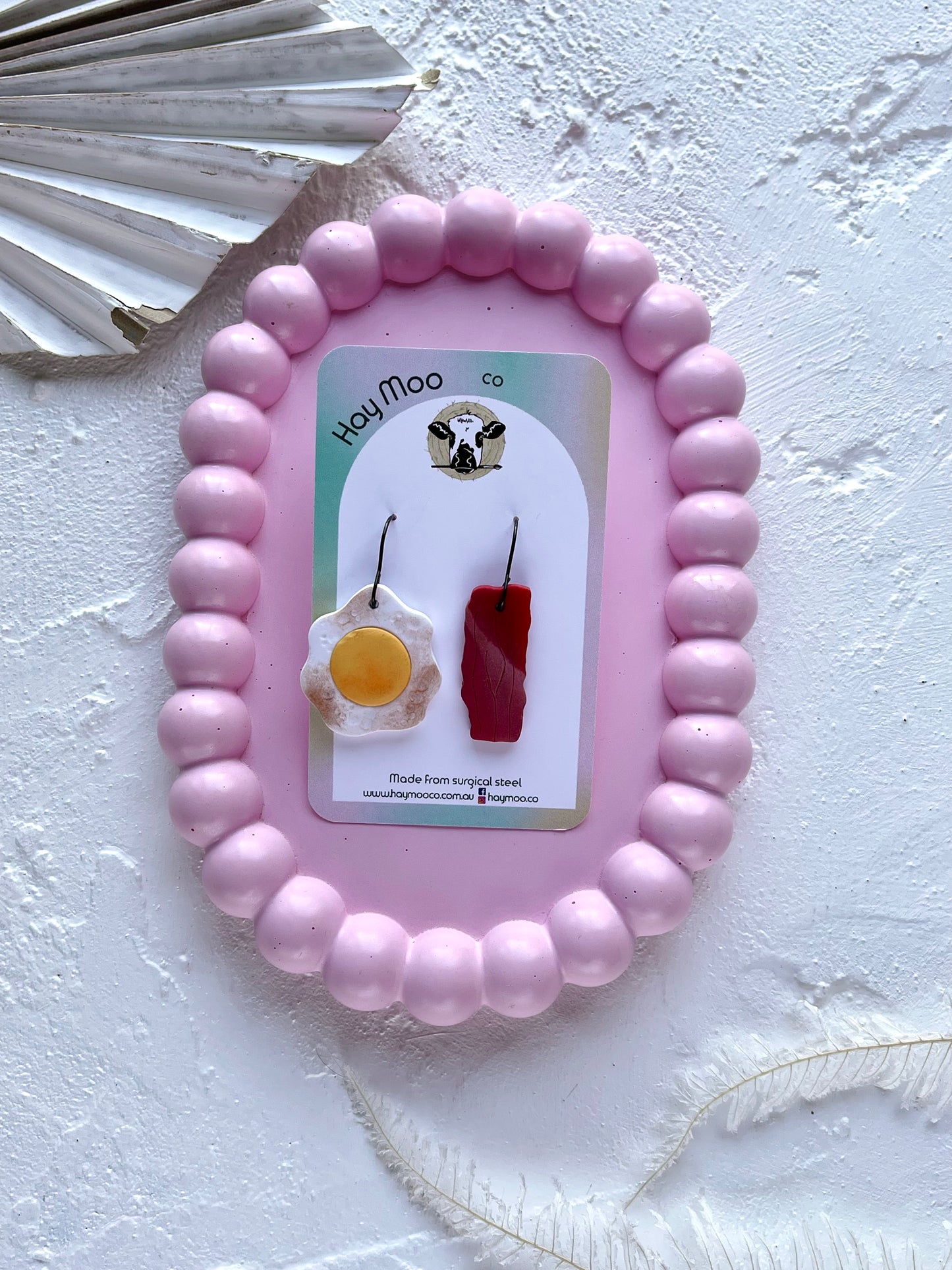 'Bacon & Egg' Dangle