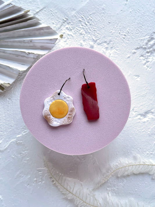 'Bacon & Egg' Dangle