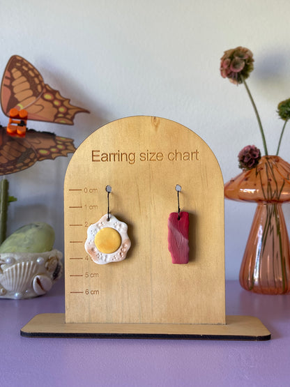 'Bacon & Egg' Dangle