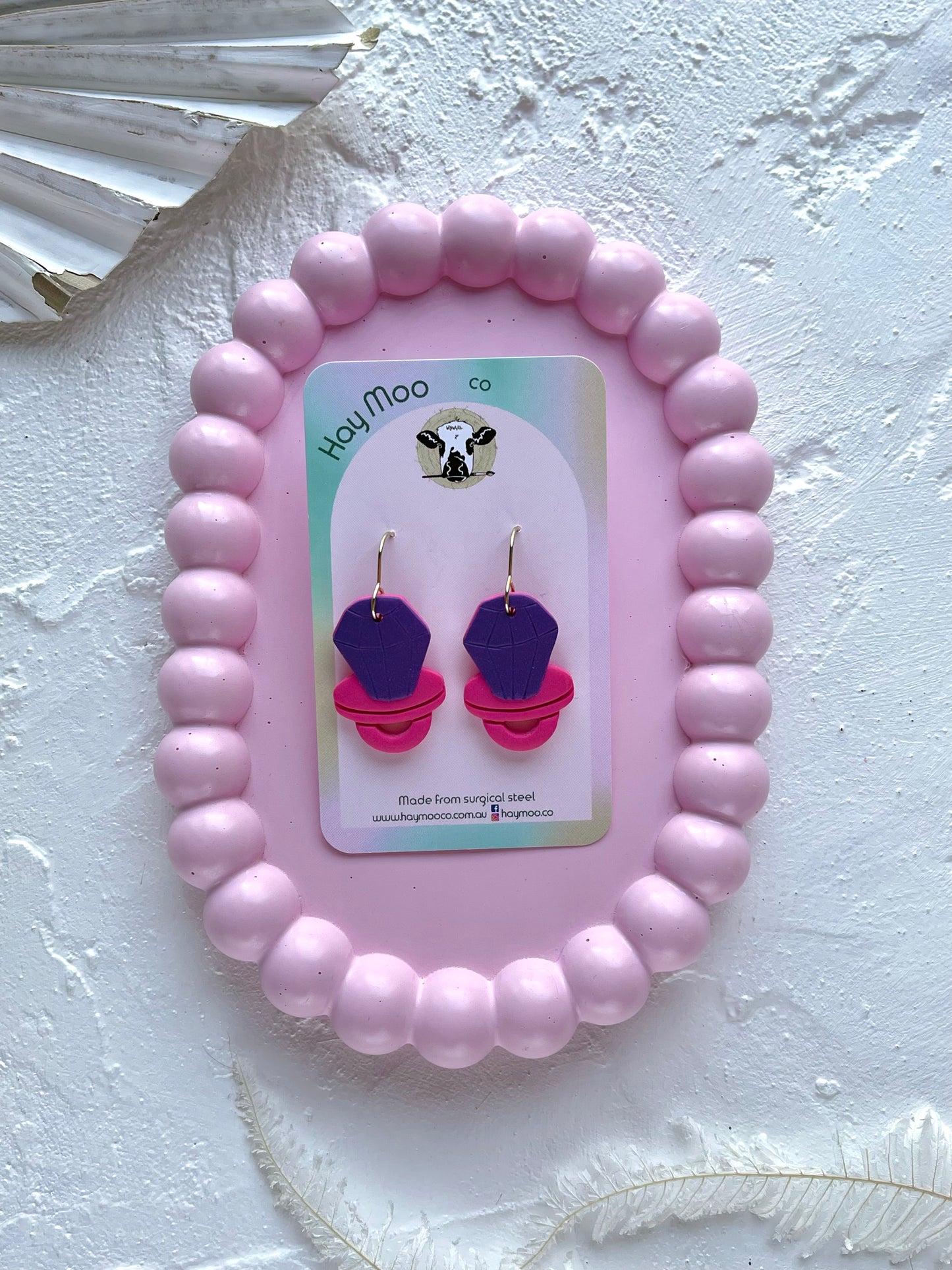 'Ring Pop' Purple Dangle